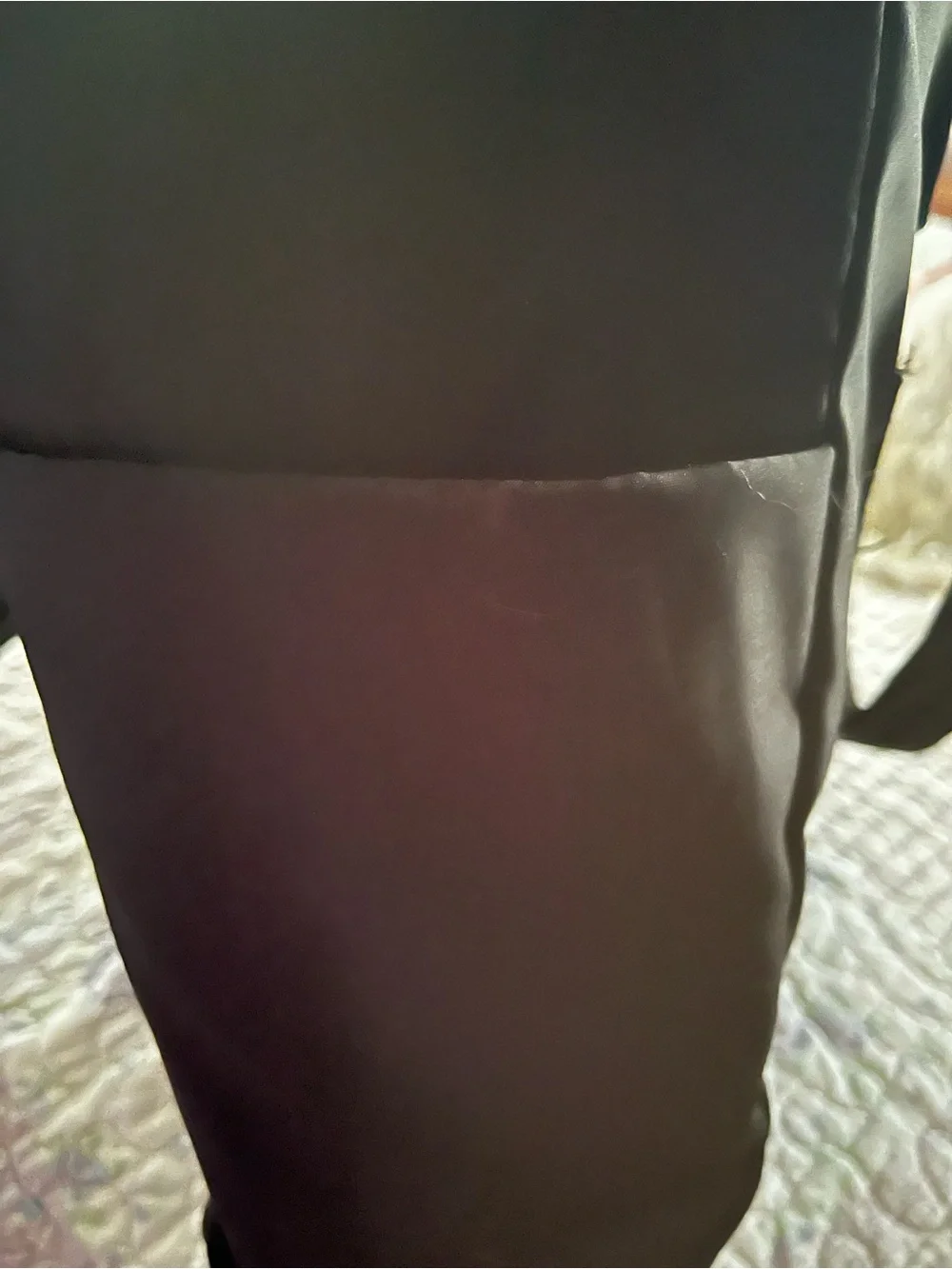 Black  Nylon Tote Bag